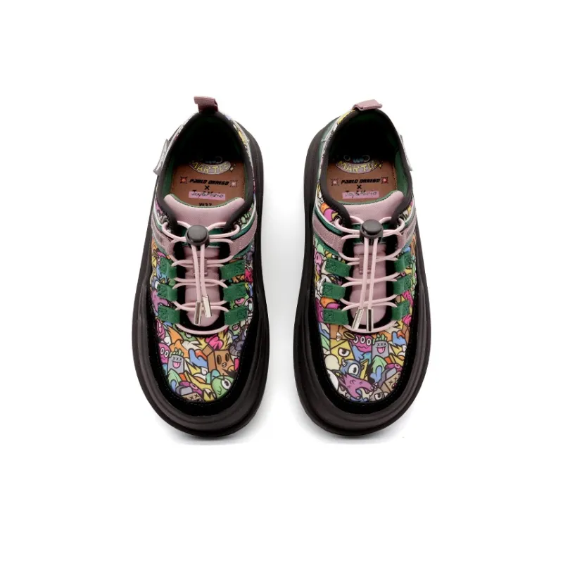 Joy&Mario Low Top Skateboard Shoes Women's-3