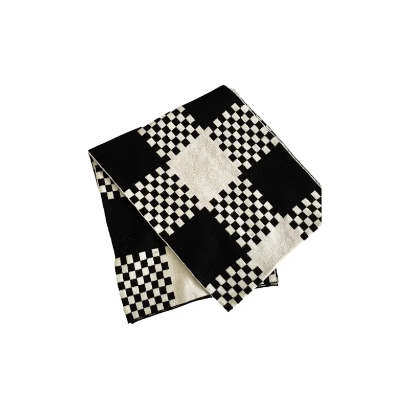 ASTAR HADES Core Spun Yarn Knit Scarves Unisex-1