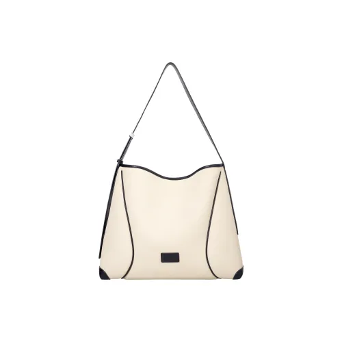 OMTO PVC HOBO Shoulder Bag Large Size Small Size Unisex Oat Bran