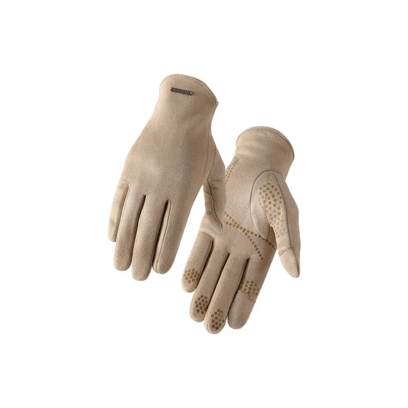 BSELEON Suede Knit Gloves Unisex-8