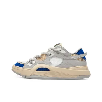 361° AG Trendy Go 2 Three Armies United Anti Slip Wear Resistant Low Top Casual Shoes Unisex Gray White