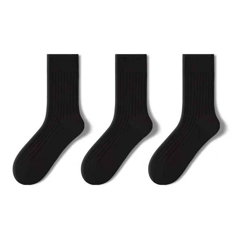 Primeet Mid Calf Socks Men's 3 Pack-0