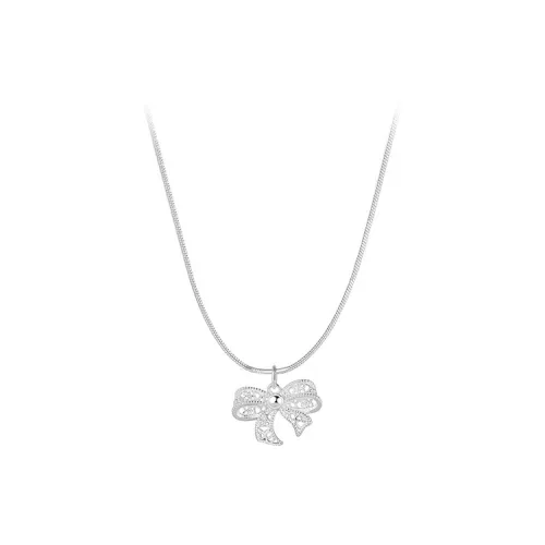 GLOIRE S999 Fine Silver Necklaces Women's Minimalist Style Fashion Luxe Feel Romantic Date Versatile Commute
