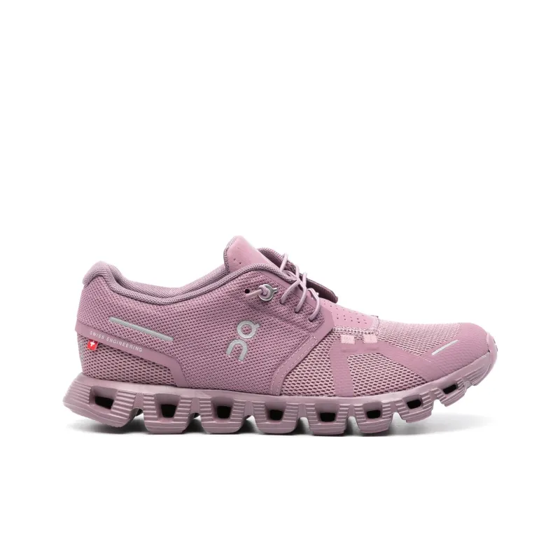 On Cloud 5 Anti Slip Wear Resistant Low Top Casual Running Shoes Women's Light Purple-1