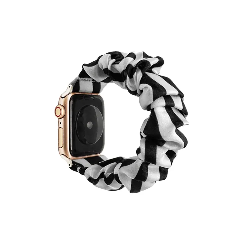 AOMN Apple Compatibility Watch Band Scrunchy Hair Tie Material-3