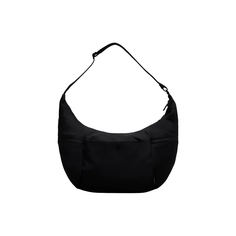 Lululemon Polyester Croissant Bag Chanson Bag Handbag Shoulder Bag Large Size Unisex Black-4