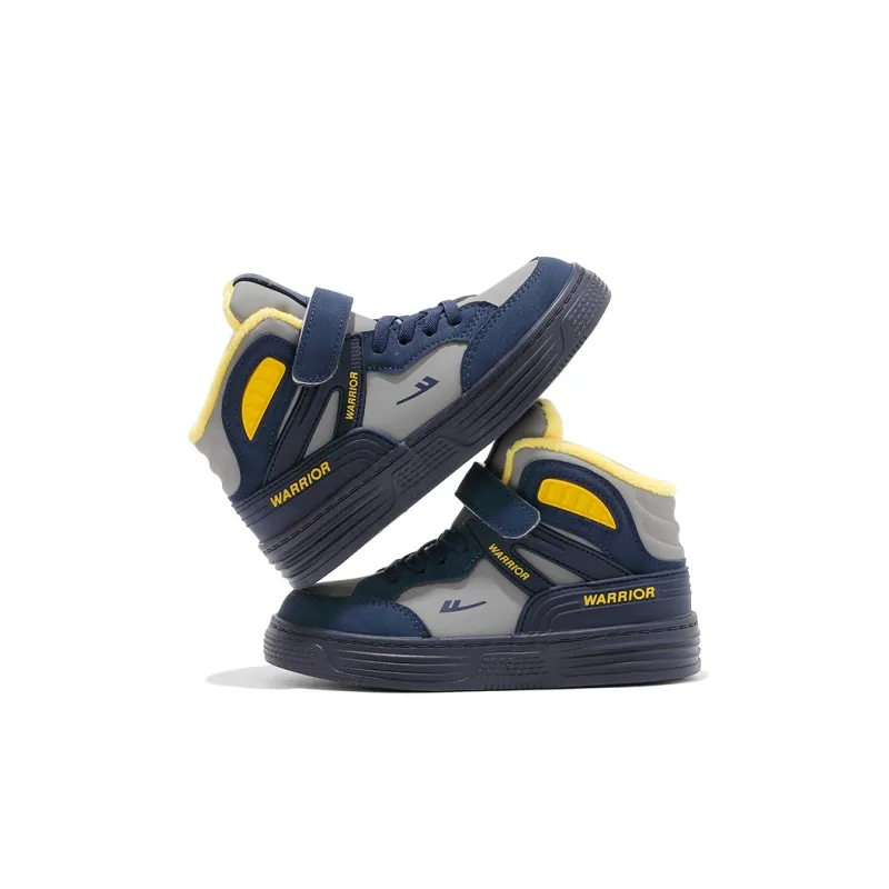 Warrior Anti Slip Wear Resistant Breathable Warm High Top Kids Lifestyle Shoes Kids'-8