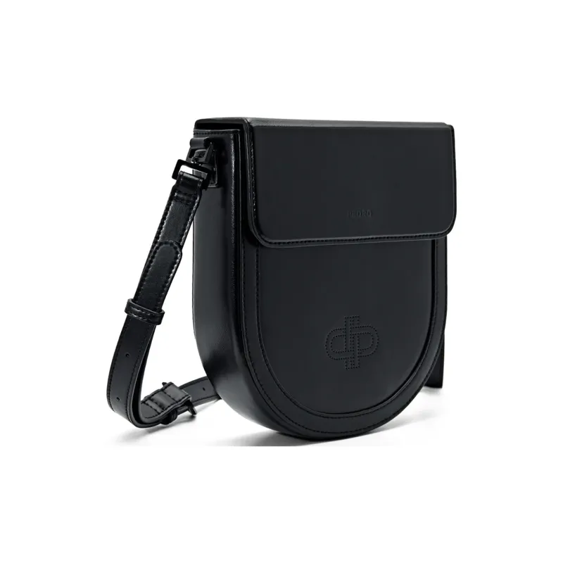 PEDRO Icon Series Cow Leather Crossbody Bag, Shoulder Bag Small Size Men's Black-1