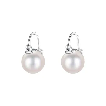 WEST ISLAND 925 Silver Artificial Pearl Earrings Women's