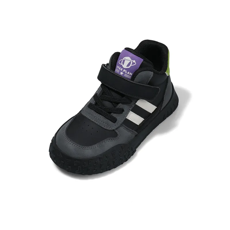 BIG WASP Slip Resistant Anti Kick Abrasion Resistant Mid Top Kids' Skateboarding Shoes Kids'-3