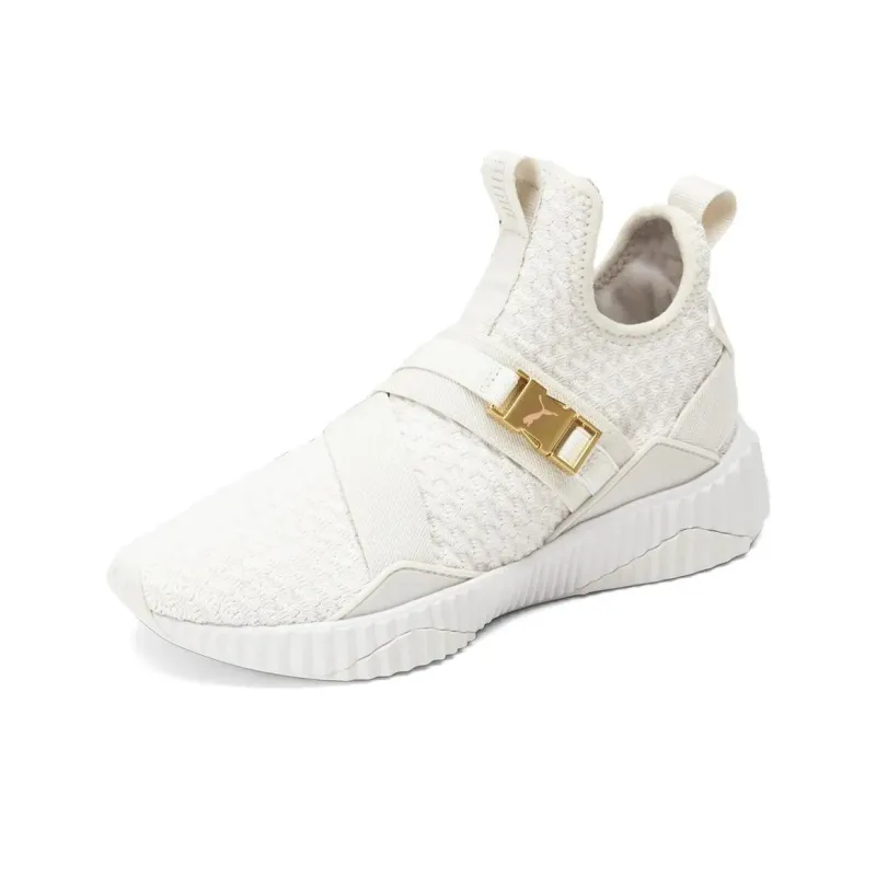 PUMA Defy Anti-Slip Wear-Resistant Low-Top Training Shoes Women's Gray White-2