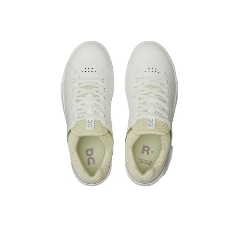 On The Roger Advantage White Mauve Women's-2