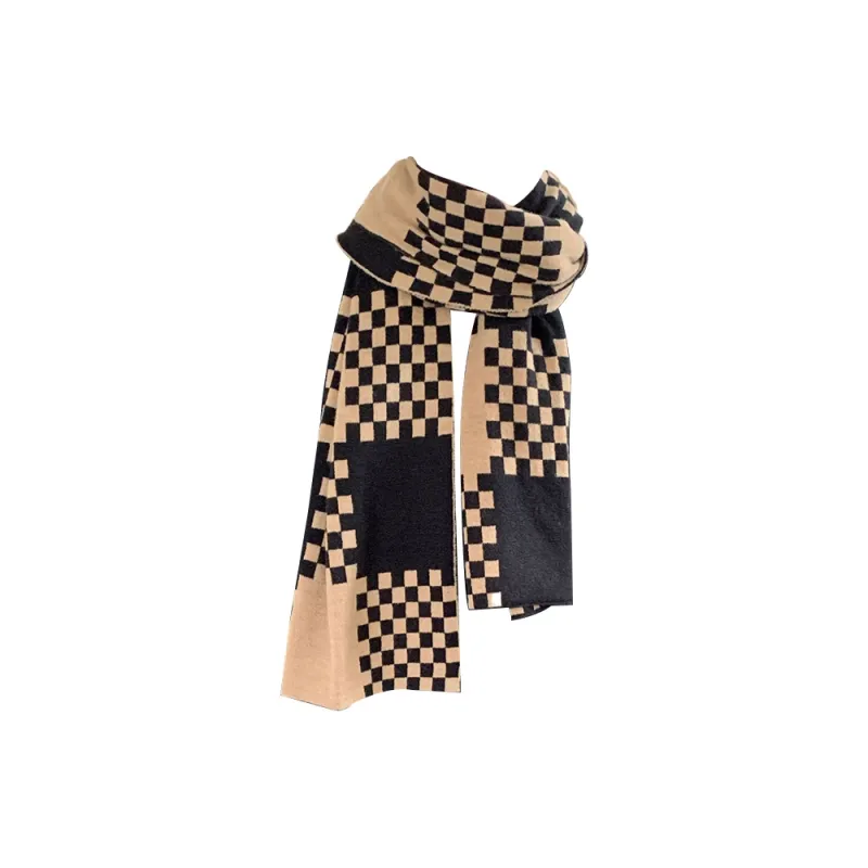 ASTAR HADES Core Spun Yarn Knit Scarves Unisex-2