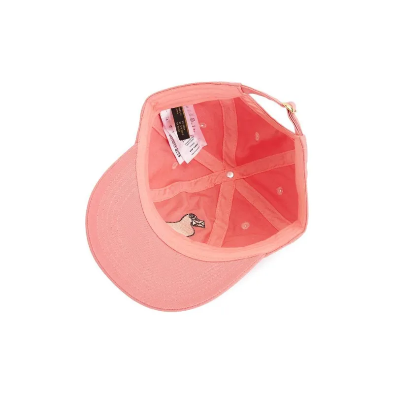 Mini Rodini Cotton Baseball Caps Kids' Pink-4