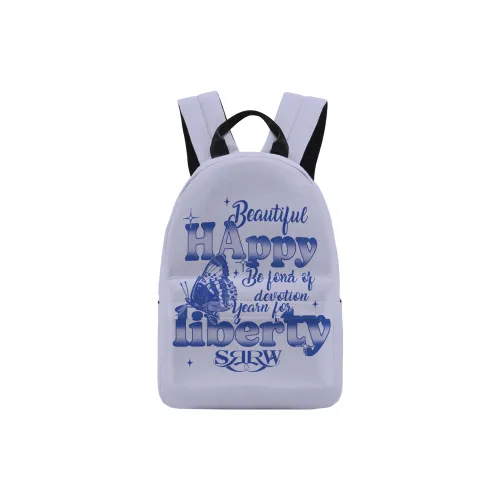 SRRW Polyester Students Backpack Regular Women's Purple