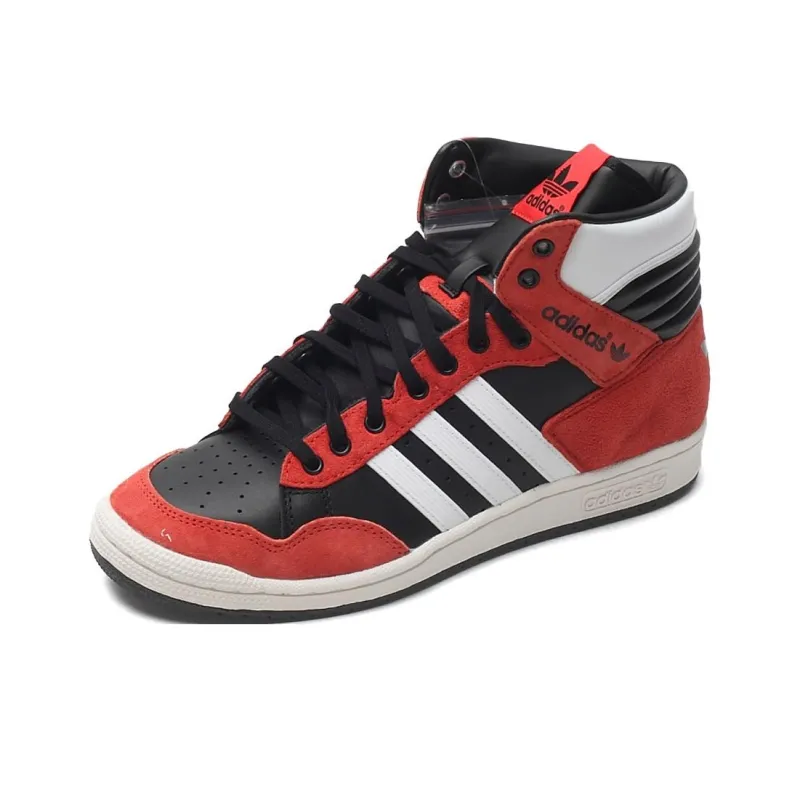 Adidas Originals PRO CONFERENCE HI Anti-Slip Wear-Resistant High-Top Skateboard Shoes Unisex Red-2