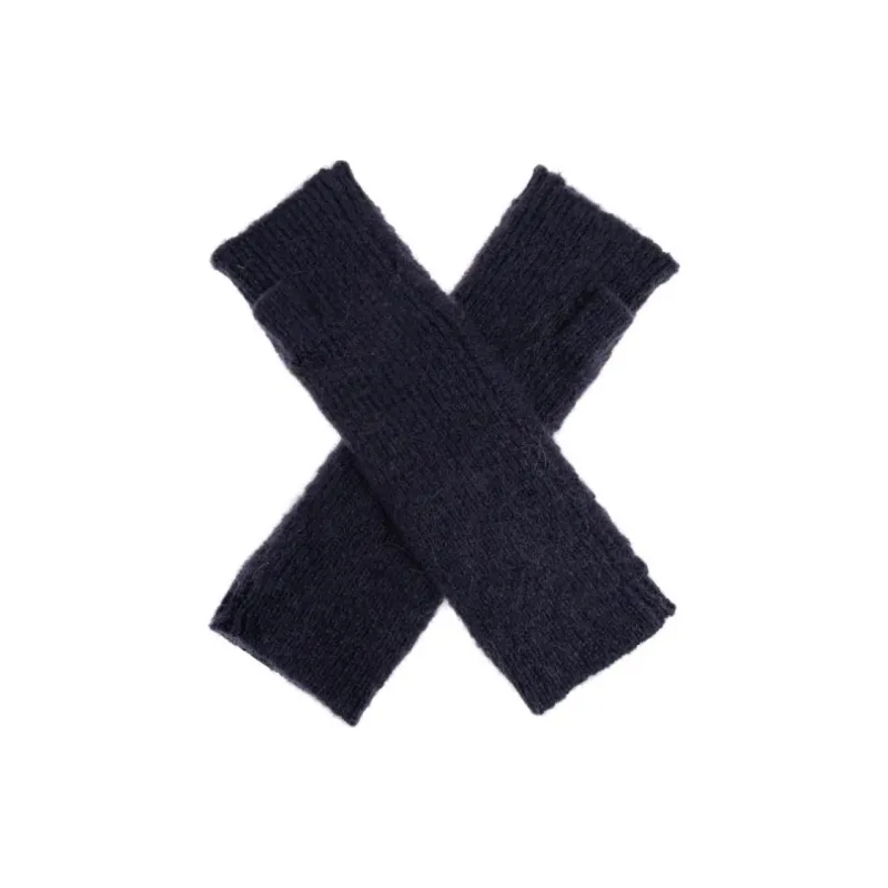ISABEL MARANT Treva Fingerless Ribbed Gloves-1