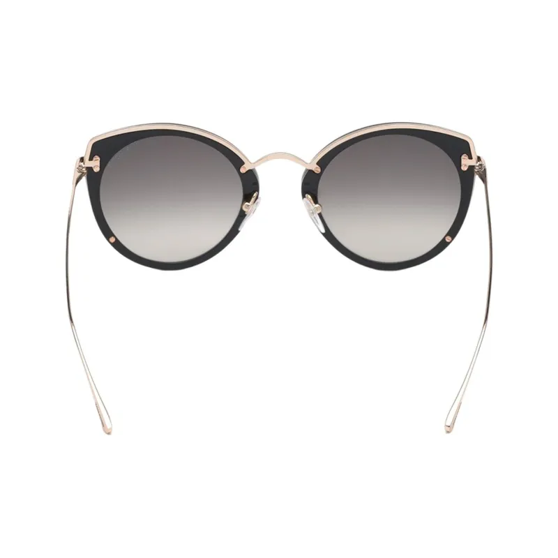 TOM FORD Metal Cat Eye Sunglasses Women's Black-3