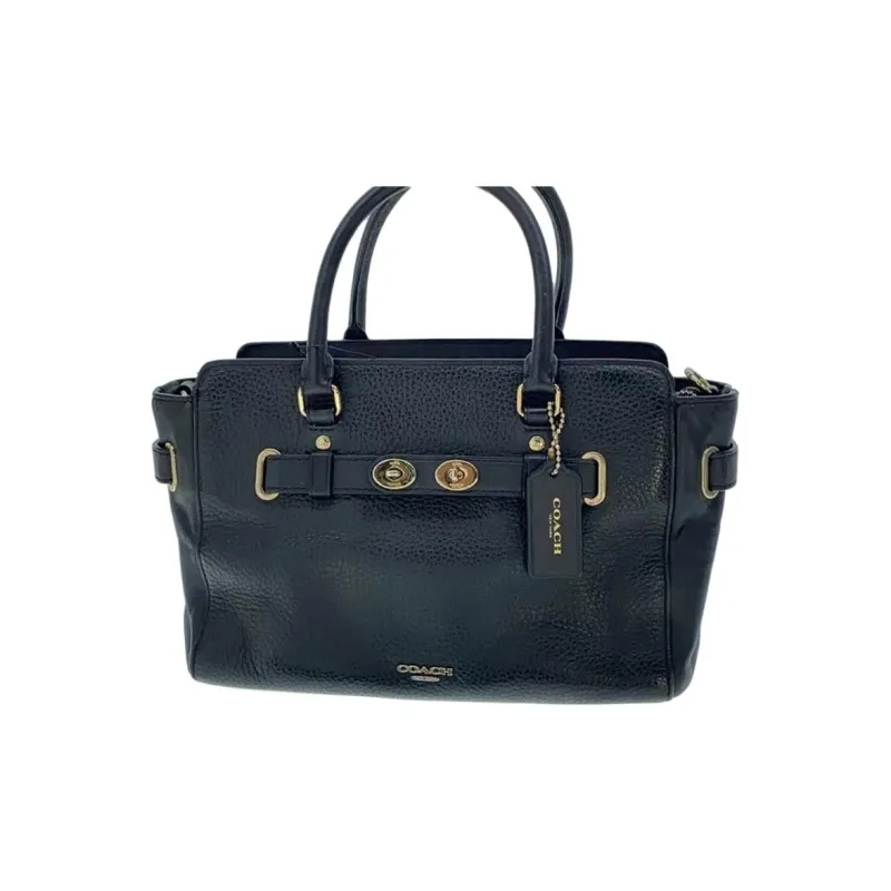 COACH Blake Litchi Grain Leather Handbag Shoulder Bag Crossbody Bag Women's Black-1