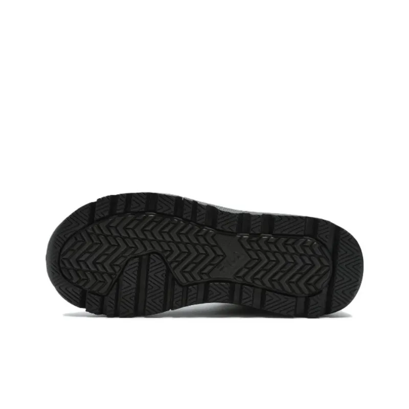 FILA AMICA Anti Slip Wear Resistant Mid Top Casual Shoes Women's Black-4