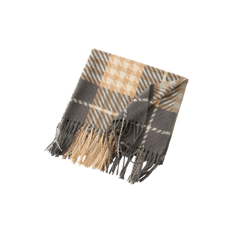 ASTAR HADES Wool Knit Scarves Unisex Multicolor-3