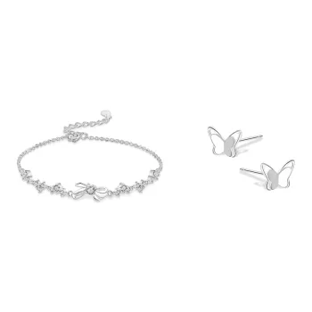KUMET Sterling Silver Bracelets Women's Couple's Birthday Gift