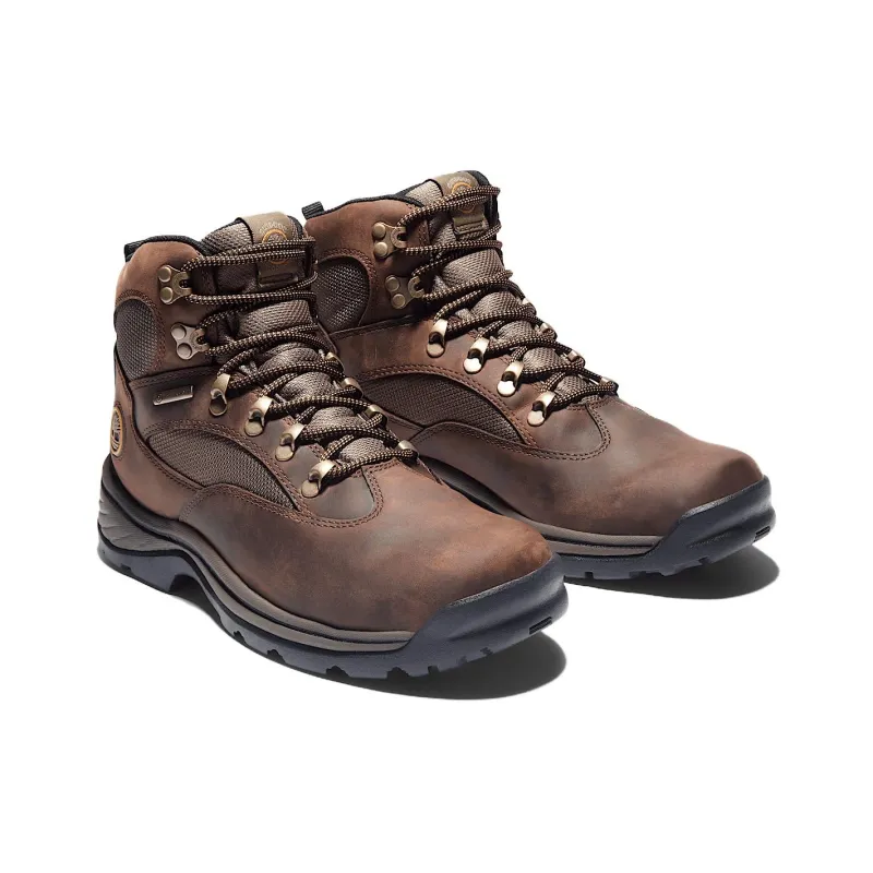 Timberland Chocorua Slip Resistant Waterproof Mid Top Hiking Shoes Men's Brown-1