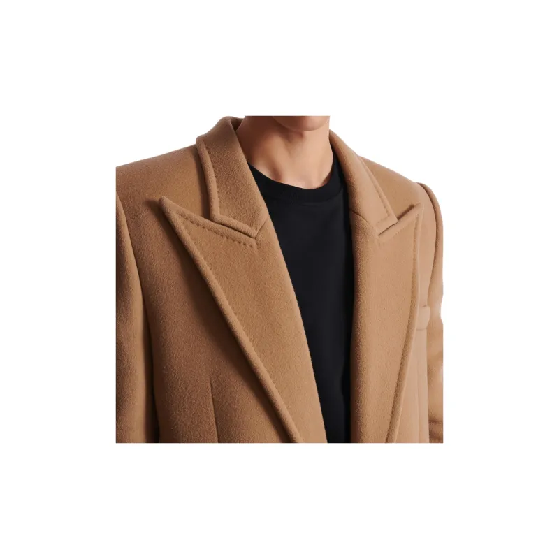 BALMAIN Buttoned Long Coat-6