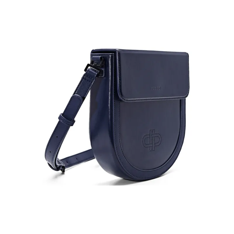 PEDRO Icon Series Cow Leather Crossbody Bag, Shoulder Bag Small Size Men's Black-5