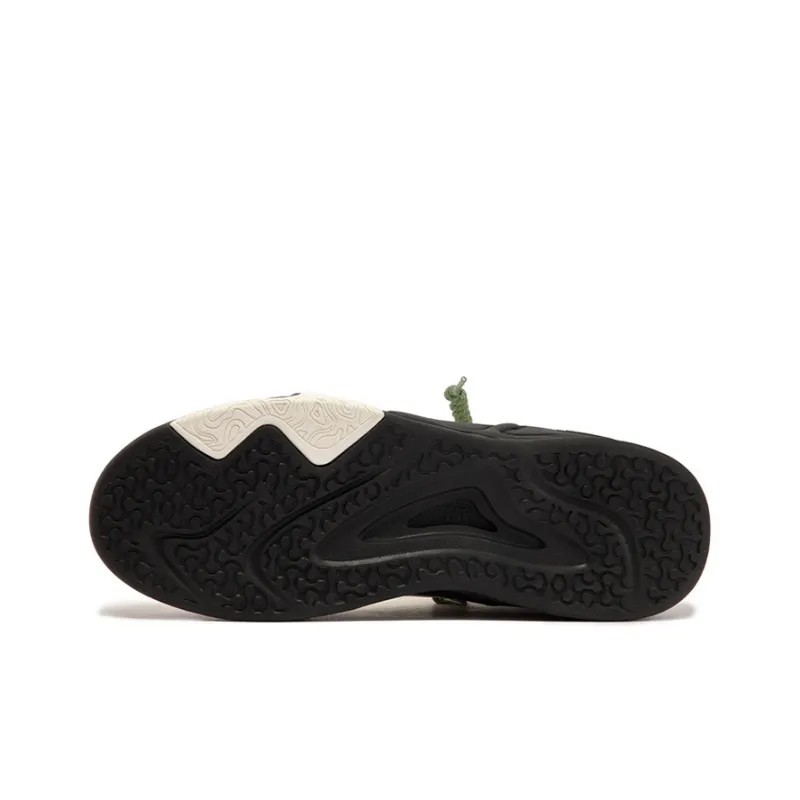 361° Jincheng Slip Resistant, Abrasion Resistant, Thermal Low Top Casual Shoes Men's White Black-4