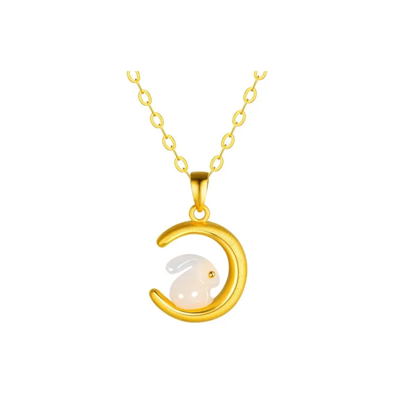 TUTAE Alloy Necklaces Women's Gold-0