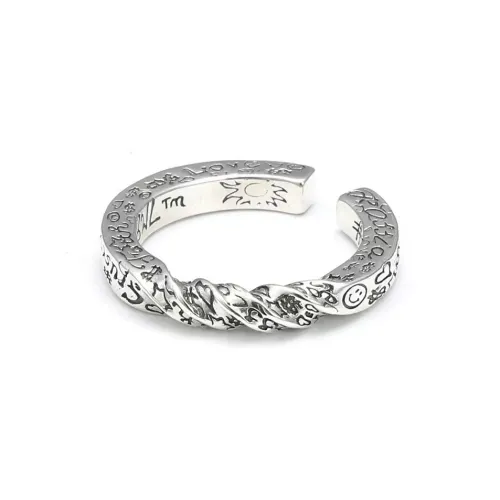 JESCAKOO S925 Sterling Silver Rings Men's