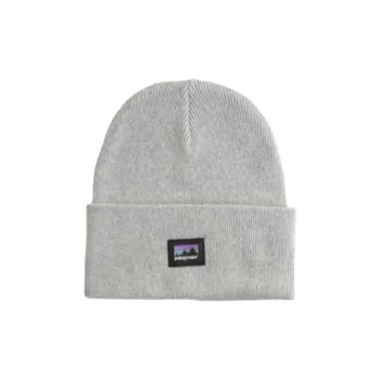 Patagonia Cotton, Polyester Beanies Unisex Gray