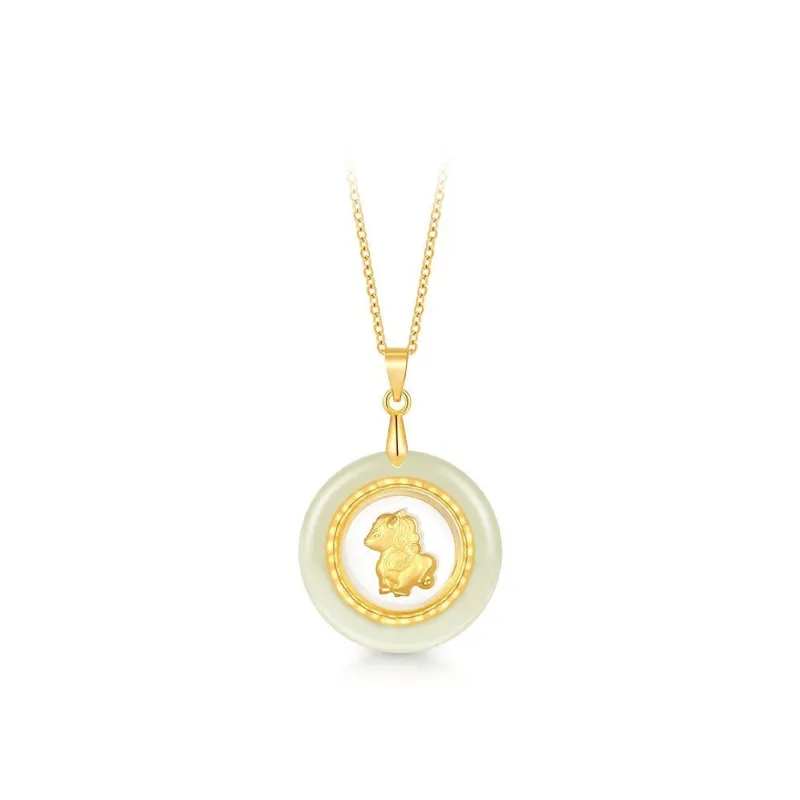 Zhou Jifeng Necklaces Green Jade Women's-10