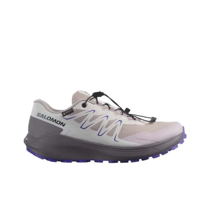 SALOMON TEMPER GORE TEX Anti Slip Wear Resistant Low Top Trail Running Running Shoes Women's Gray-1