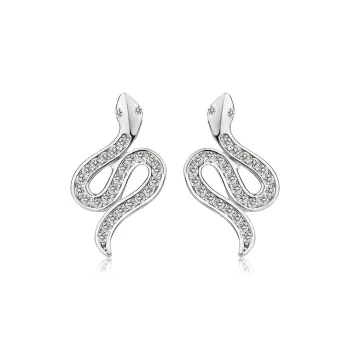 KLFOOK 999 Fine Silver Stud Earrings Women's