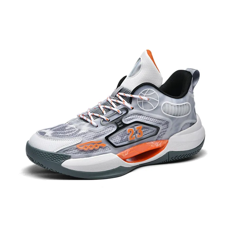 Kuding Cushioning Wear-Resistant Mid-Top Basketball Shoes Unisex-7