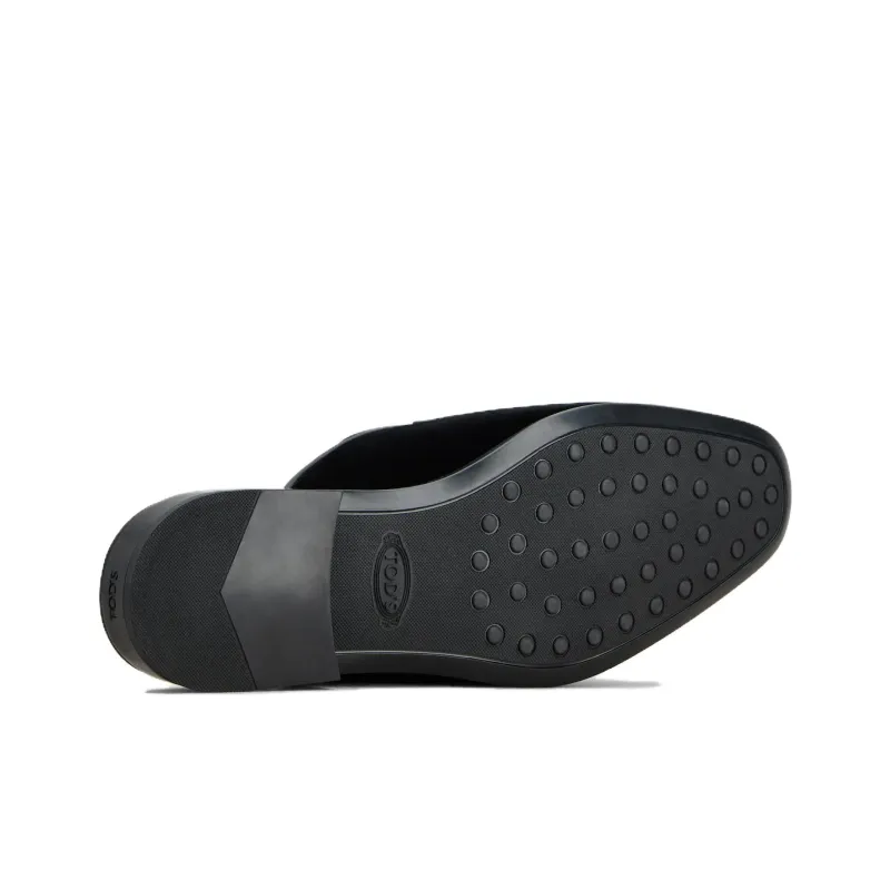 Rahul Mishra x TOD'S Timeless Wrap-toe Slippers Men's Black-4