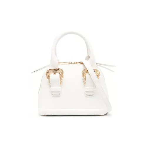 VERSACE JEANS COUTURE Polyester Shoulder Bag, Crossbody Bag, Handbag Regular Women's White