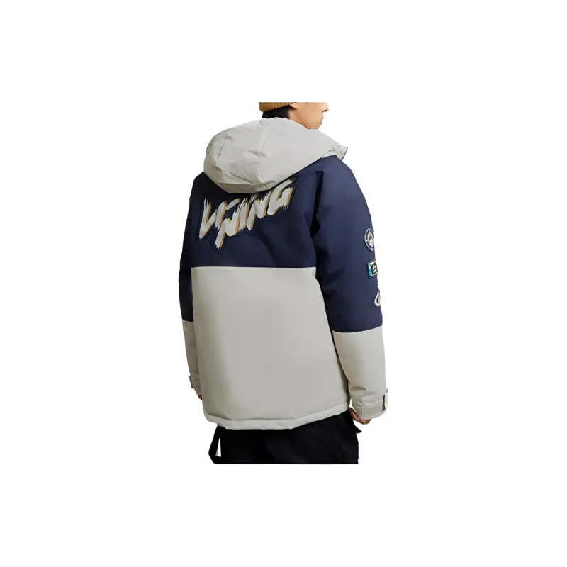 LiNing Sports Trend Series Down Jacket Men's Multicolor-3