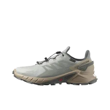 SALOMON Supercross 4 Anti Slip Wear Resistant Low Top Trekking Shoes Men's Gray
