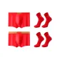 Good Luck+Health+2 Socks