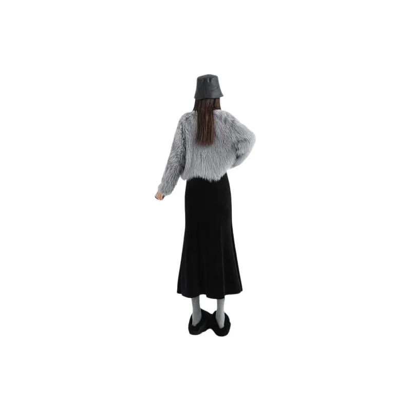 HELEH Casual Long Skirts Women's Black-1