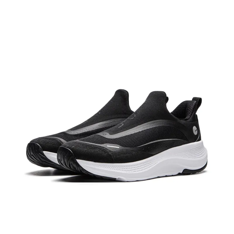 LiNing SOFT GO Anti Slip Wear Resistant Lightweight Breathable Low Top Casual Shoes Women's Black-2