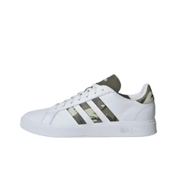 Adidas GRAND COURT 2.0 Anti-Slip Wear-Resistant Low-Top Skateboard Shoes Unisex White