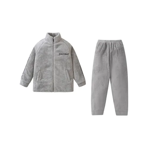 QINZUIMAO Pajama Set Women's Sea Swallow Gray