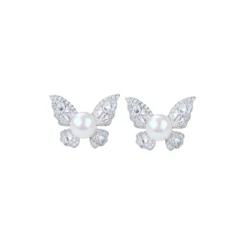 SEATINE Freshwater Pearl Pair Of Stud Earrings Women's