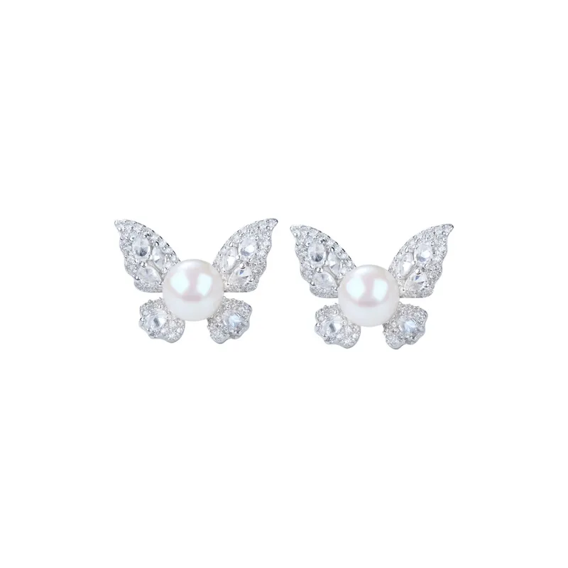 SEATINE Freshwater Pearl Pair Of Stud Earrings Women's-0