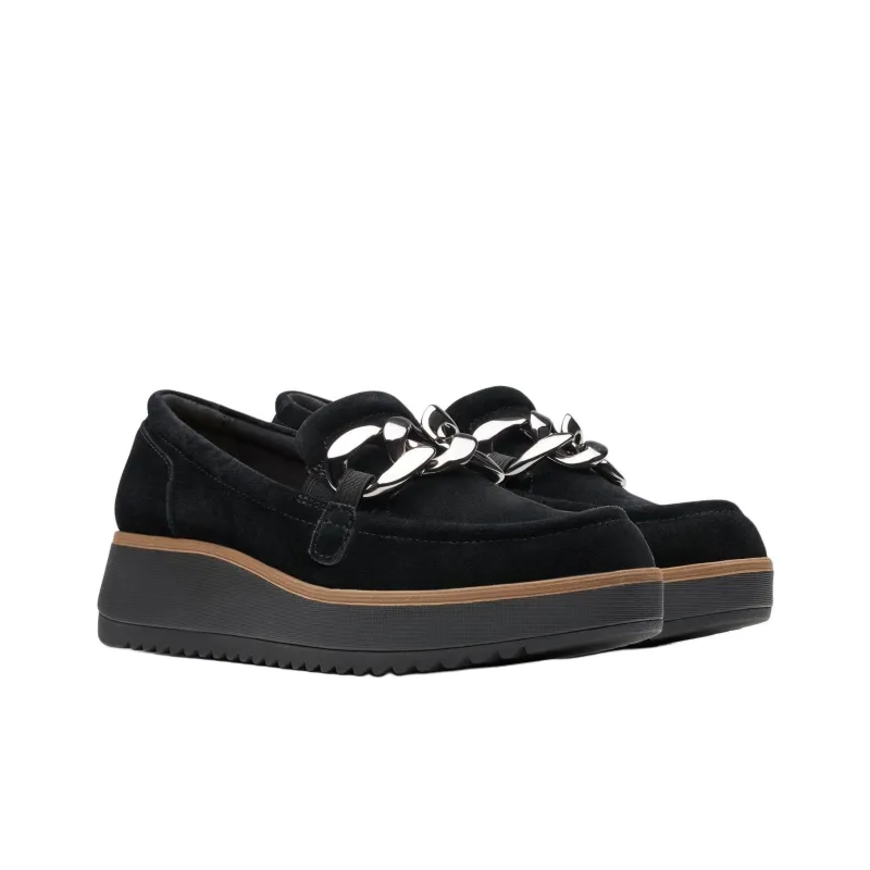 Clarks Zylah May Loafers Women's Black-2