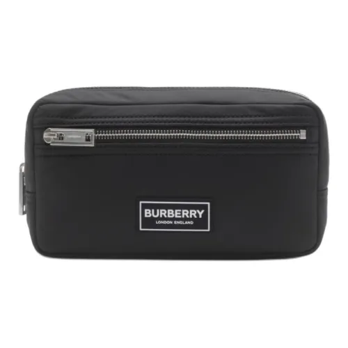 Burberry Nylon Clutch Men's Black